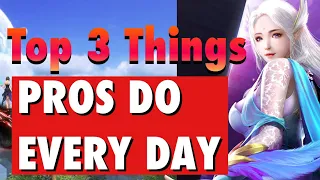 TOP 3 THINGS THAT PRO PLAYERS DO EVERYDAY TO BE THE BEST IN PERFECT WORLD MOBILE FOCUS SOUL STONES