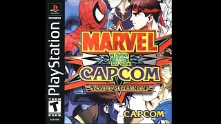 Marvel Vs. Capcom: Clash of Super Heroes - All Character Endings! (PSX)