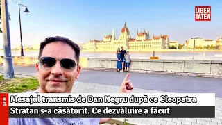 Mesajul transmis de Dan Negru după ce Cleopatra Stratan s-a căsătorit. Ce dezvăluire...