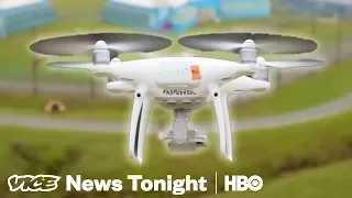 The Battle Against Drones Smuggling Drugs Into Prison (HBO)