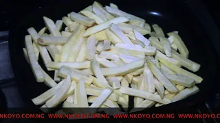 CHIPS DEMO NKOYO DOUBLE SIDED GRILL PAN