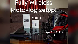 Vlog - 6 | Complete wireless motovlog set up | Osmo action 4 x dji mic 2 |
