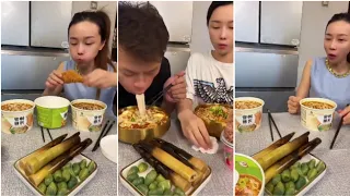 Top Funny Wife and Husband Complete Eating Delicious Food Show Ep - 06