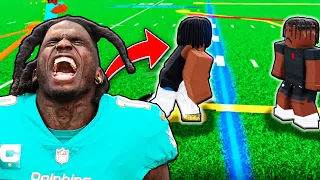 TYREEK HILL Pulls up to the PARK In Ultimate Football!