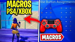 COMO TENER MACROS en FORTNITE 🎮*PS4/XBOX/CONSOLA* | ACTIVAR MACROS en MANDO | MEJOR CONFIGURACIÓN