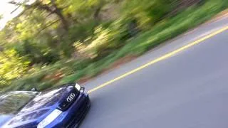 B5 S4 rolling with open downpipes