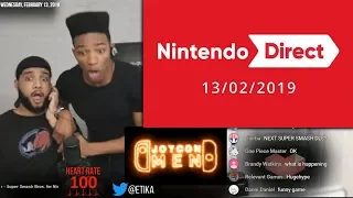 ETIKA AND COBI REACTS TO THE NINTENDO DIRECT 2/13/2019 [FULL REACTION]
