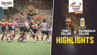HIGHLIGHTS | Dharmaraja College vs Trinity College - Dialog Schools Rugby League 2023
