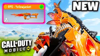 *NEW* LEGENDARY RPD - YELLOWJACKET 😍| COD MOBILE