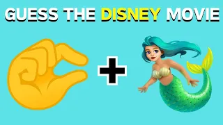 Guess The Disney Movie By Emoji! 🎬 | Emoji Movie Quiz 2024 #quiz #games