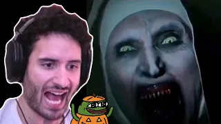 NymN plays Guess the HORROR FILM from the JUMP SCARES!
