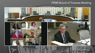 FPDR Board Meeting 5/28/24