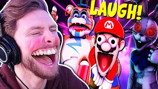 SMG4 FREDDY'S SPAGHETTERIA SECURITY BREACH REACTION! 🤣