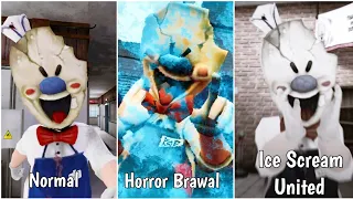 Rods Different Jumpscares In Ice Scream Games | Ice Scream 7 - Horror Brawal - Ice Scream United