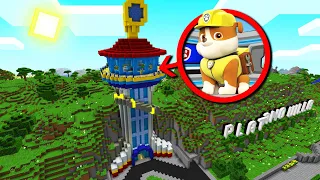 APARECE RUBBLE EN LA CASA DE PAW PATROL EN MINECRAFT ⛑️