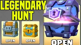 Clash Royale | Chest Opening | The Legendary Hunt Continues | Super Magical, Giant and Gold Chests