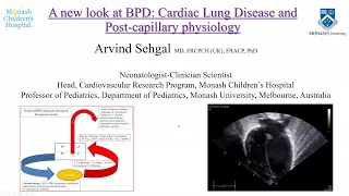 A new look at bronchopulmonary dysplasia: Cardiac lung disease and post-capillary physiology