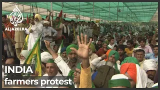 #India farmers protest over new laws benefitting big firms