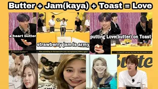 Jungkook making it obvious about Butter connections with Tzuyu