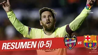 Highlights Levante UD vs FC Barcelona (0-5)