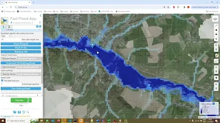 Flood simulation and calibration in fastflood