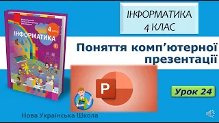 4 клас Поняття комп’ютерної презентації24 урок