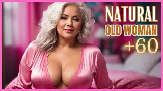 Natural Older Women OVER 60💄 Fashion Tips Review Part 94