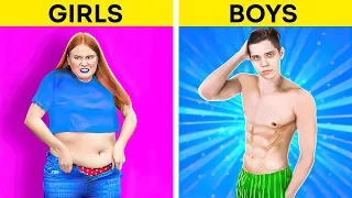 LIFE IS UNFAIR! || Boys VS Girls Funny situations you can relate to by 123 Go! GENIUS