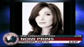 Alex Jones interviews Author Nomi Prins - The Corporate Mugging of America - 1 of 2