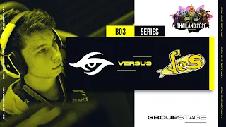 Team Secret vs Yellow Submarine Game 2 (BO3) | ESL One Germany 2020 EU/CIS