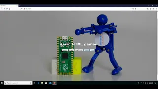 Basic HTML games hosted on the Raspberry Pi Pico