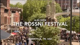 2024 Rossini Festival in Knoxville, TN. Meet performers. Taste the culture food.