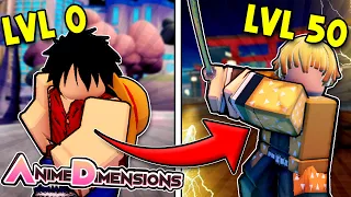 How To Level FAST In Anime Dimensions! - Tips and Tricks