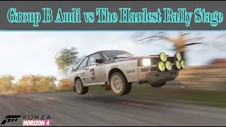 Forza Horizon 4 - Group B Audi vs The Hardest Rally Stage