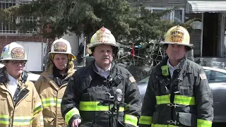 FDNY officials provide an update on 3-alarm fire in Queens