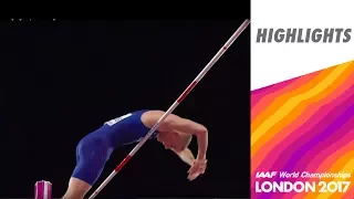 WCH London 2017 Highlights - Pole vault - Men - Final - Kendricks wins