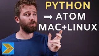 How to set up Atom text editor on Mac for Python