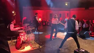 Allie Sherlock and The 3 Busketeers - Sex on Fire (DRUM CAM)