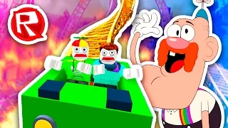 UNCLE GRANDPA'S ROLLERCOASTER! | Roblox