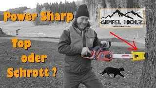 SCHARFE KETTE in 3 SEKUNDEN? | PowerSharp Kettenschärfgerät im Test