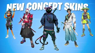 Fortnite All NEW Concept/Survey Skins!