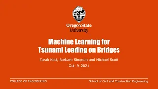 Machine Learning for Tsunami Loading on Bridges