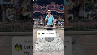 MY CAMERA MAN PULLED THE SWORD OUT OF THE STONE RIGHT IN FRONT OF ME IN DISNEY WORLD