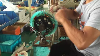 How to make a motor winding rotor from Leaf Bike - Part 1