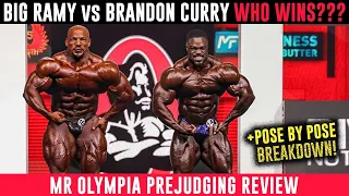Mr Olympia PreJudging Review 2021 | Big Ramy vs Brandon Curry WHO WINS? Pose by Pose Analysis