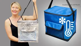 ✨ Thermal Cooler Bag Food Carrier For Travel, Work or Beach / Do it Yourself