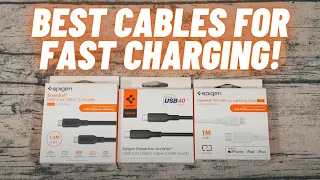 Spigen Cables to Charge your iPhone 13 or Mac! Review of Spigen's Latest USB-C and Lightning Cables!