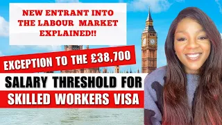 UK SKILLED WORKERS VISA UPDATE | NEW SALARY THRESHOLD APRIL 2024| NEW ENTRANT TO THE LABOUR MARKET