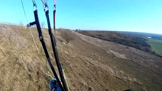 Падение Парапланериста🪂🌳⛰️ Столкновение с Деревом💥 Paraglider Crash #paragliding #crash #параплан