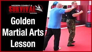 Golden Martial Arts Lesson Against Multiple Attackers